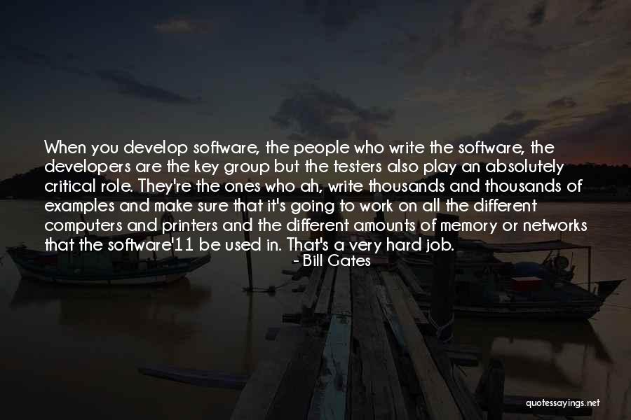 People Who Work Hard Quotes By Bill Gates People Who Work Hard Quotes By Bill Gates