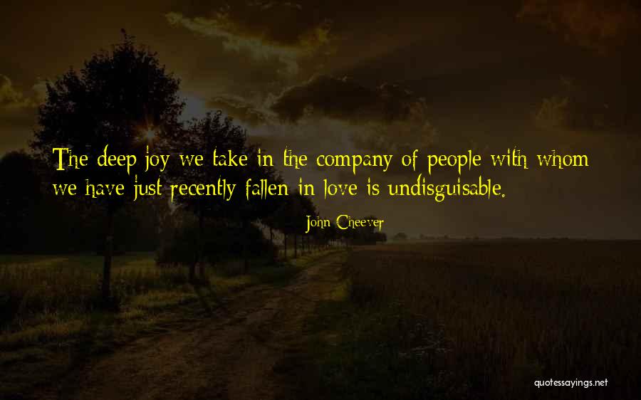 People With Joy Quotes By John Cheever People With Joy Quotes By John Cheever