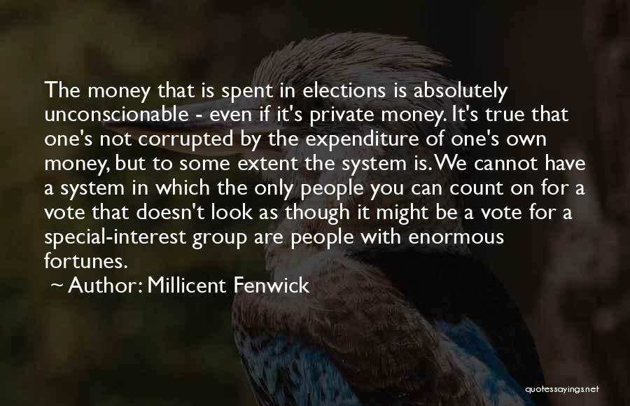 People You Can Count On Quotes By Millicent Fenwick