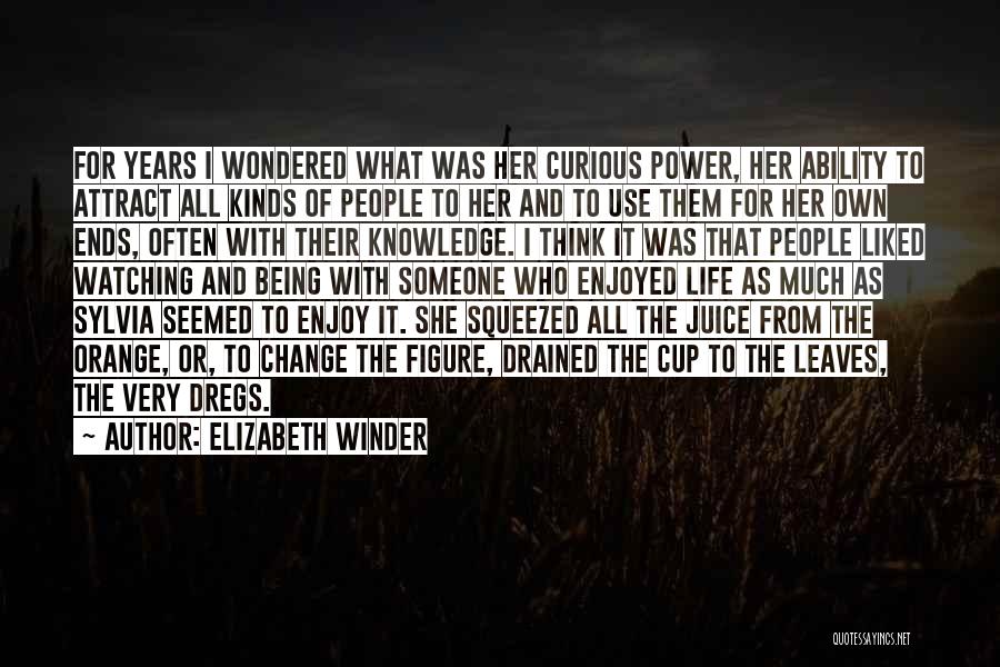 People's Ability To Change Quotes By Elizabeth Winder