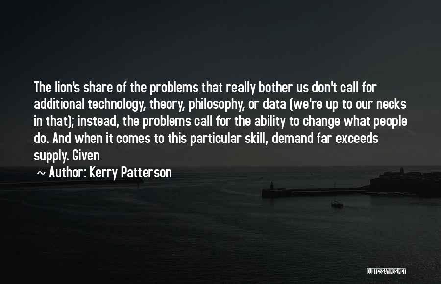 People's Ability To Change Quotes By Kerry Patterson