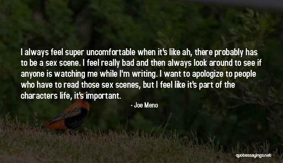 People's Bad Character Quotes By Joe Meno