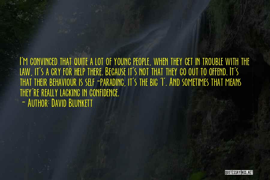 People's Behaviour Quotes By David Blunkett