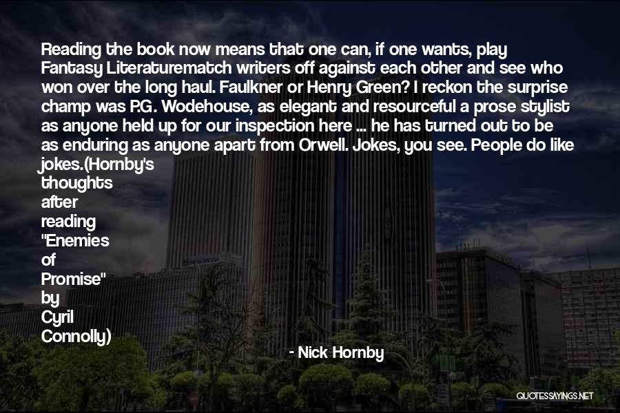 People's Champ Quotes By Nick Hornby