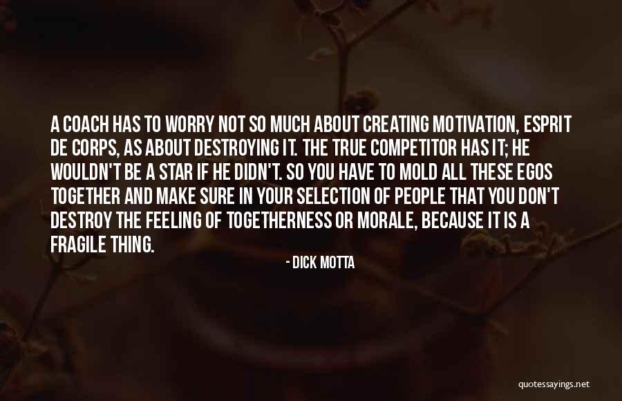 People's Egos Quotes By Dick Motta People's Egos Quotes By Dick Motta