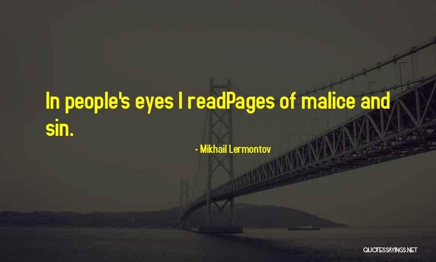 People's Eyes Quotes By Mikhail Lermontov People's Eyes Quotes By Mikhail Lermontov