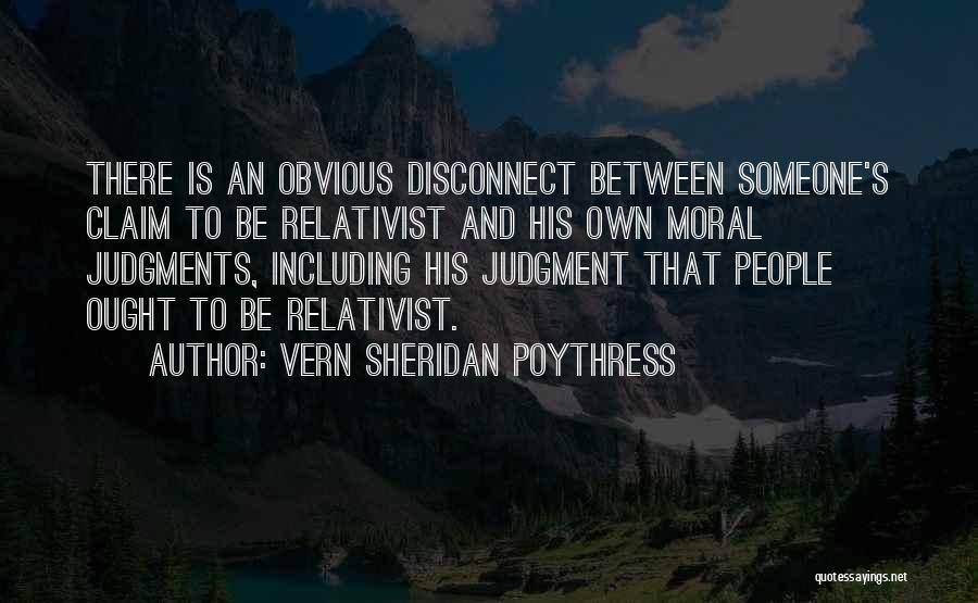 People's Judgment Quotes By Vern Sheridan Poythress