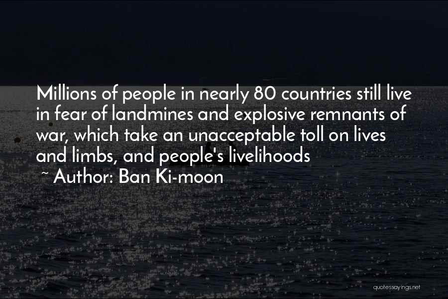 People's Lives Quotes By Ban Ki-moon