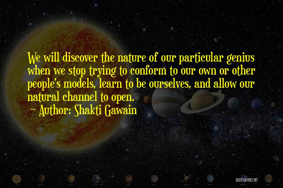 People's Nature Quotes By Shakti Gawain