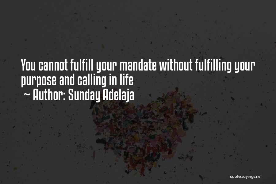 People's Purpose In Your Life Quotes By Sunday Adelaja