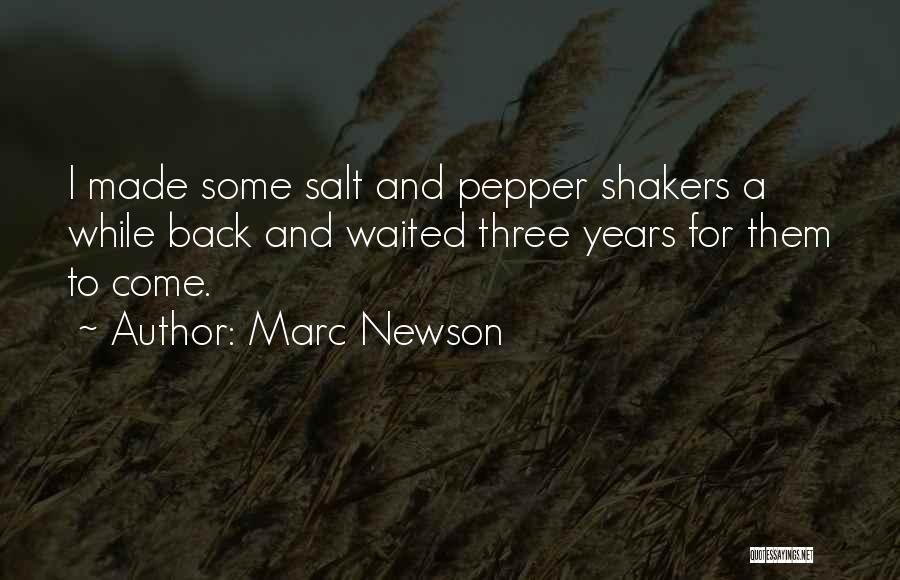 Pepper And Salt Quotes By Marc Newson