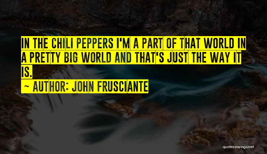 Peppers Quotes By John Frusciante