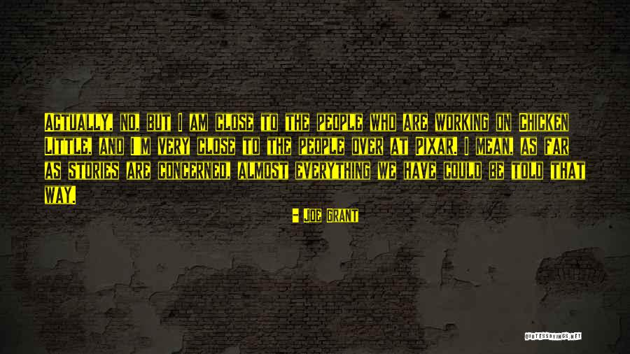 Peppina Interview Quotes By Joe Grant
