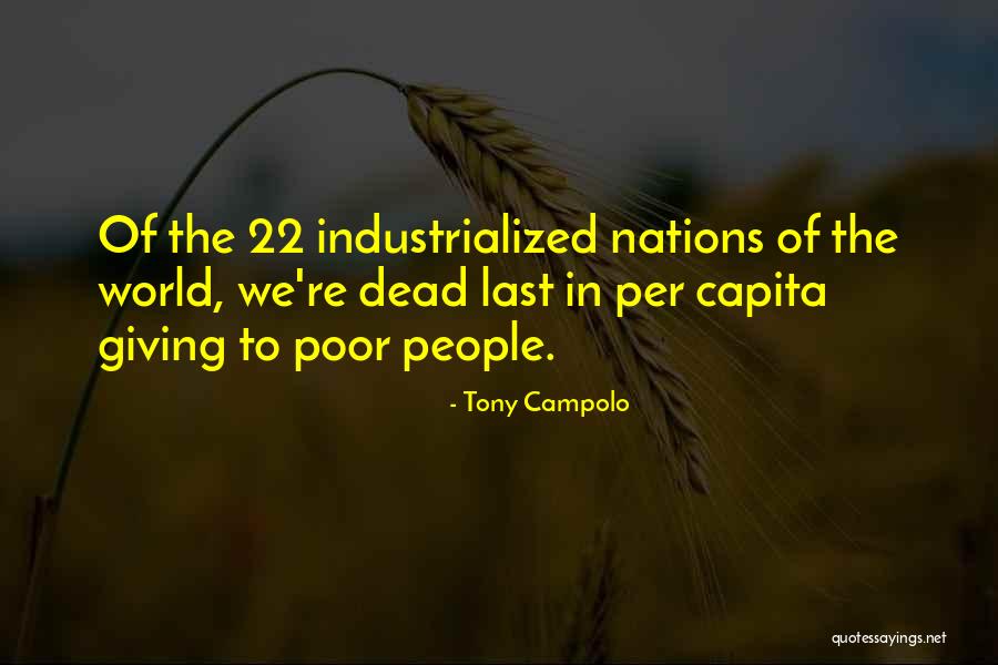 Per Capita Quotes By Tony Campolo Per Capita Quotes By Tony Campolo