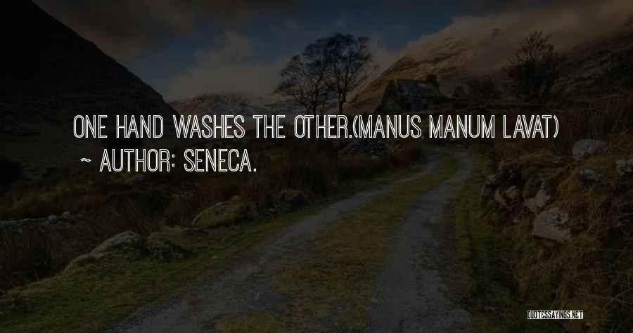 Per Manum Quotes By Seneca.