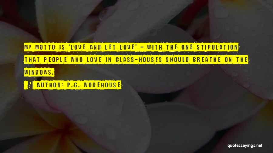 Perbandingan Adalah Quotes By P.G. Wodehouse