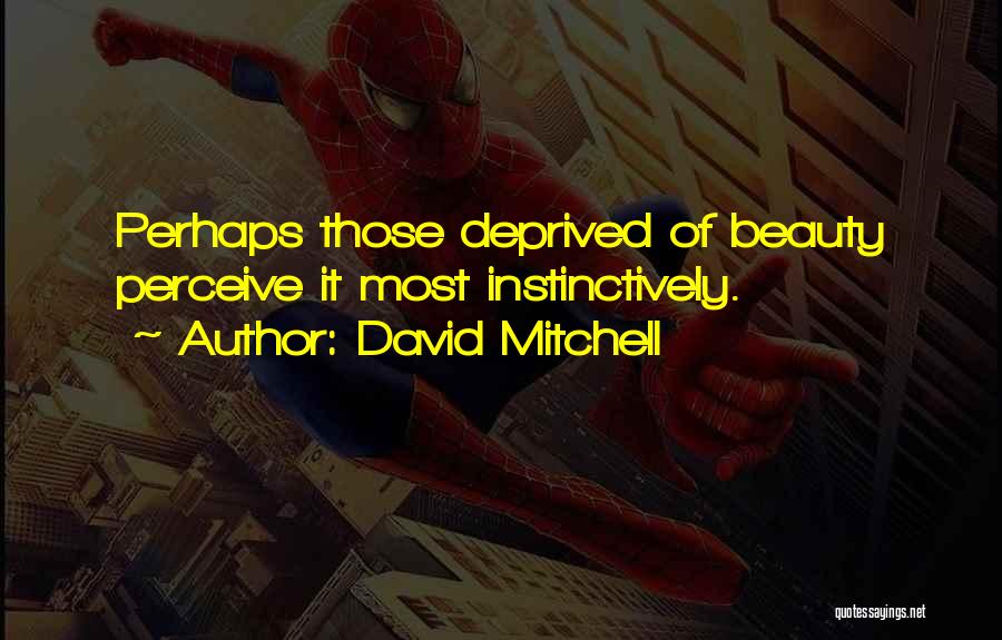 Perceive Beauty Quotes By David Mitchell