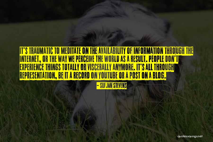 Perceive World Quotes By Sufjan Stevens Perceive World Quotes By Sufjan Stevens
