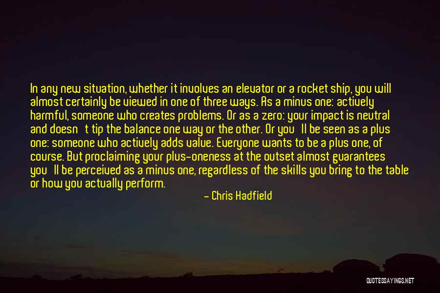 Perceived By Others Quotes By Chris Hadfield