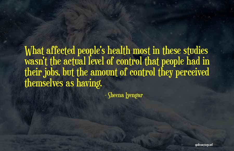 Perceived By Others Quotes By Sheena Iyengar