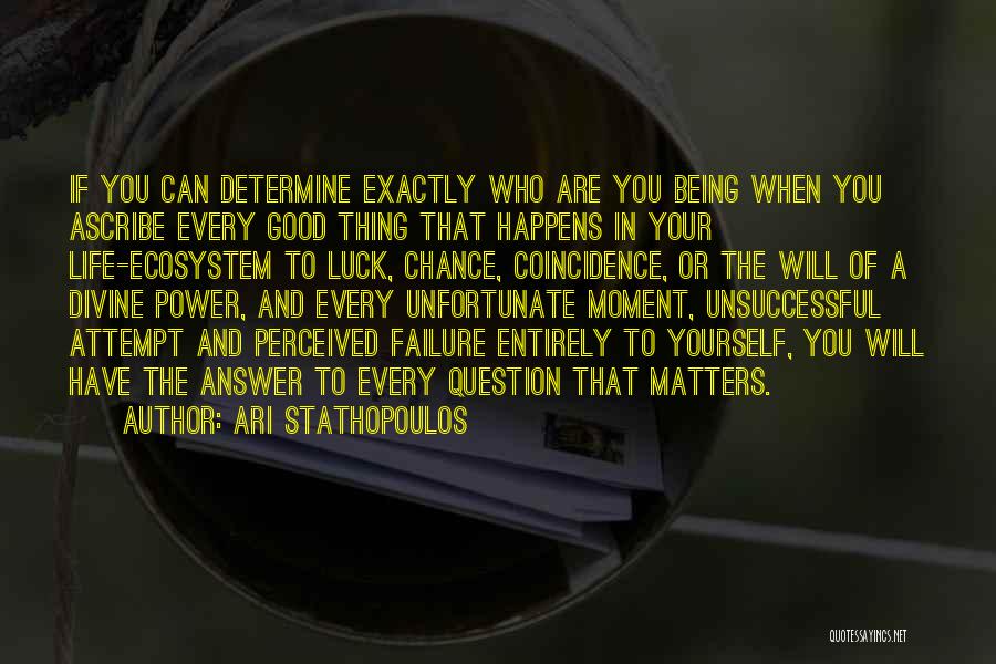 Perceived Power Quotes By Ari Stathopoulos