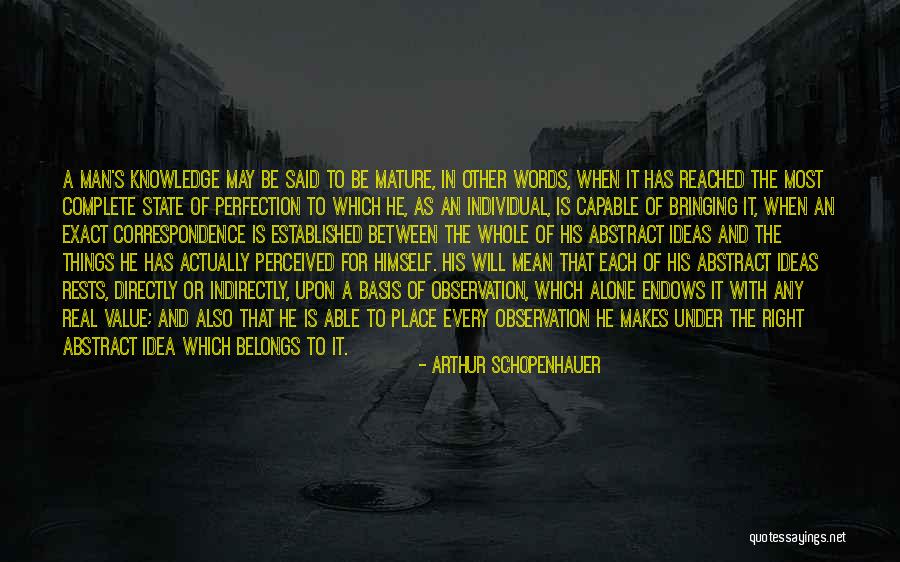 Perceived Value Quotes By Arthur Schopenhauer