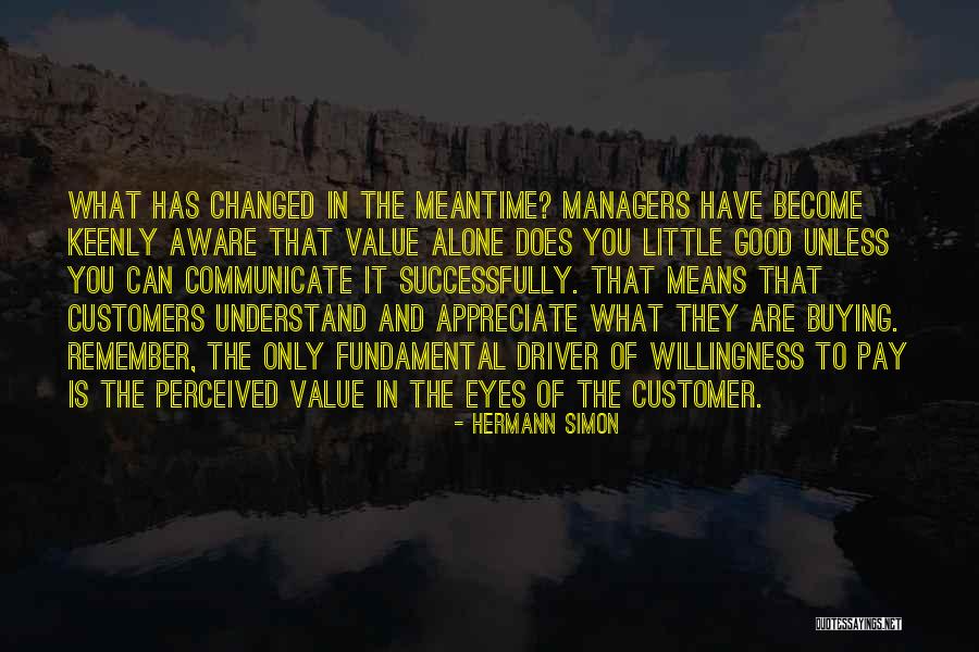 Perceived Value Quotes By Hermann Simon