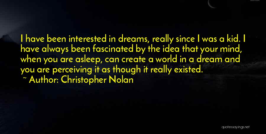 Perceiving Quotes By Christopher Nolan