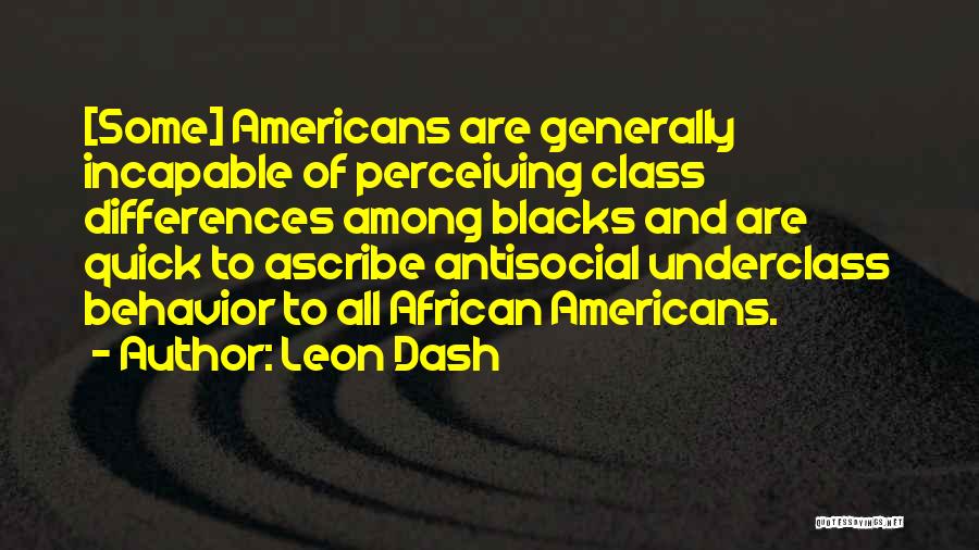 Perceiving Quotes By Leon Dash