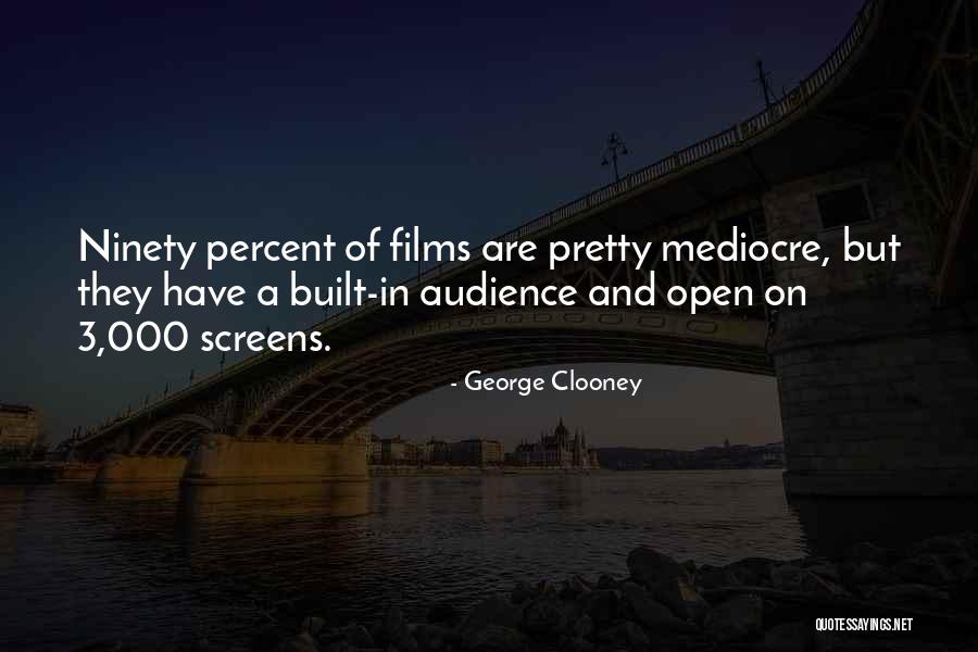 Percent Quotes By George Clooney