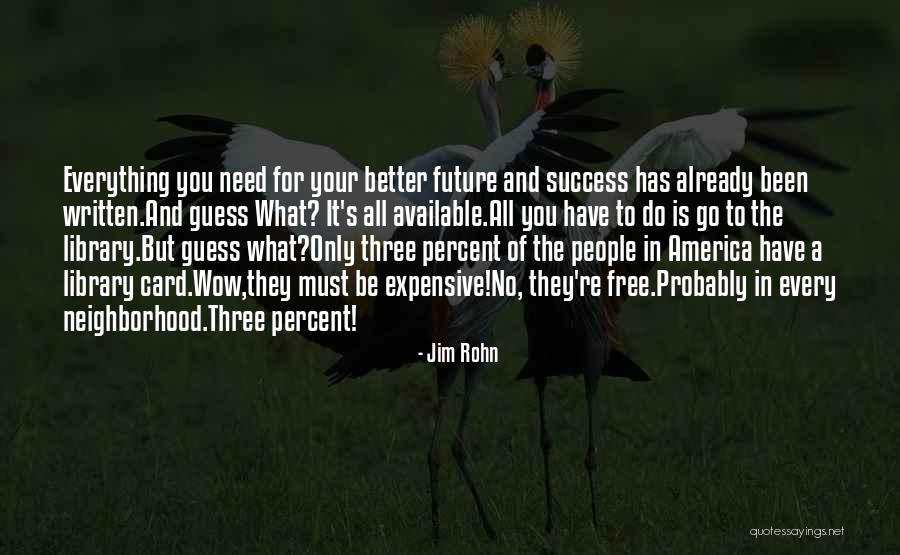 Percent Quotes By Jim Rohn