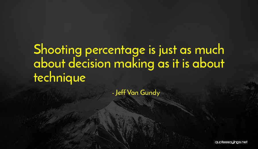 Percentage Quotes By Jeff Van Gundy