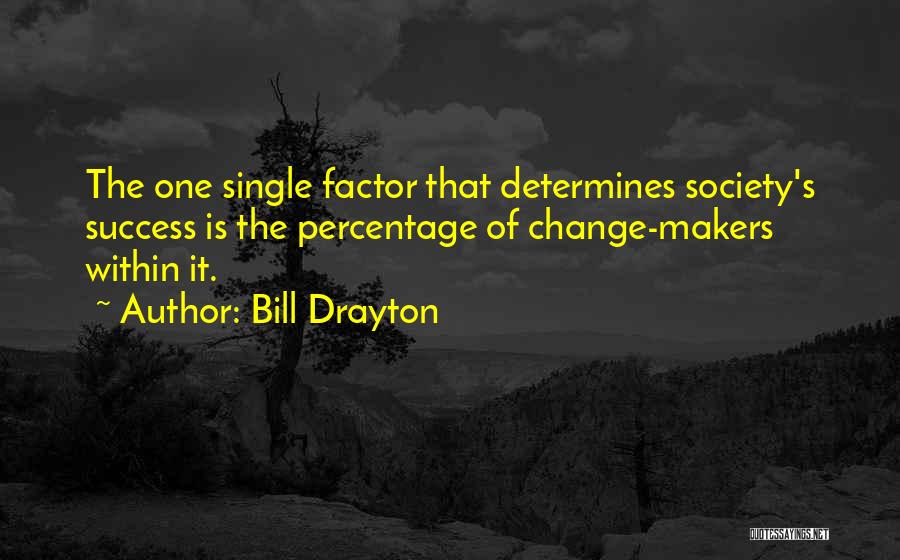 Percentages Quotes By Bill Drayton