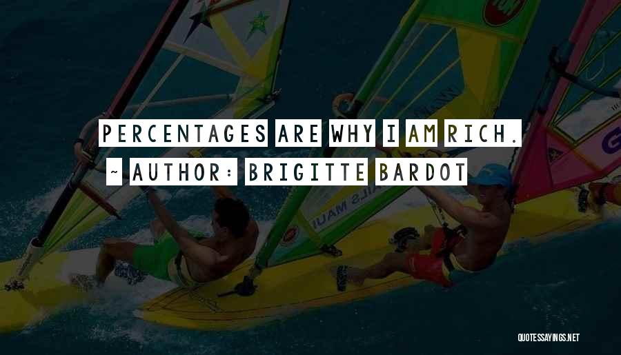 Percentages Quotes By Brigitte Bardot