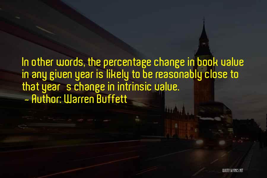 Percentages Quotes By Warren Buffett