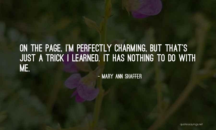 Percepciones Significa Quotes By Mary Ann Shaffer Percepciones Significa Quotes By Mary Ann Shaffer