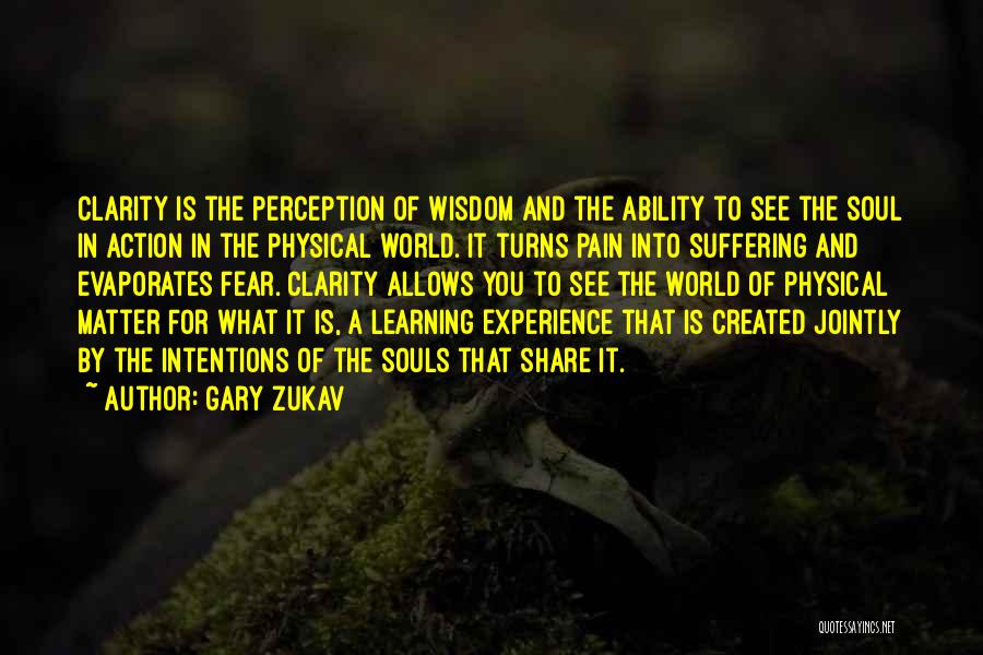 Perception And Action Quotes By Gary Zukav