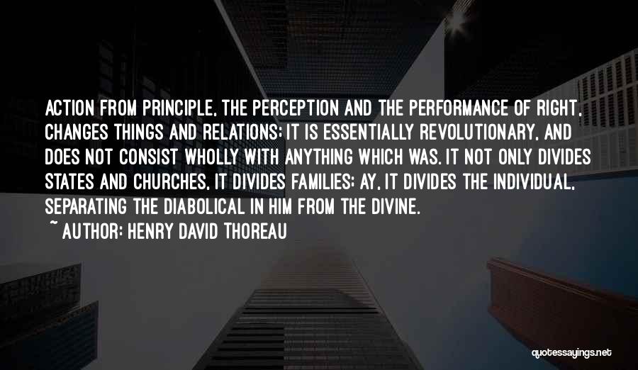 Perception And Action Quotes By Henry David Thoreau