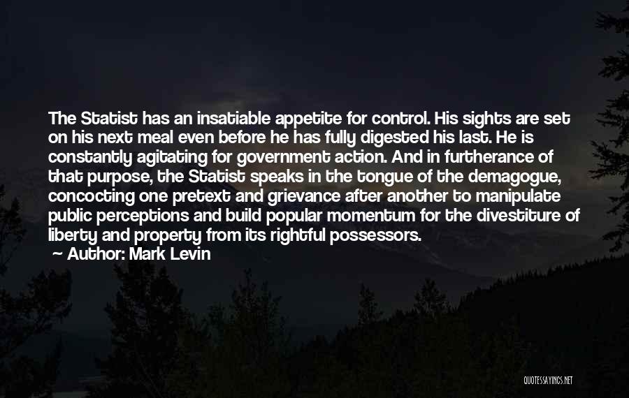 Perception And Action Quotes By Mark Levin