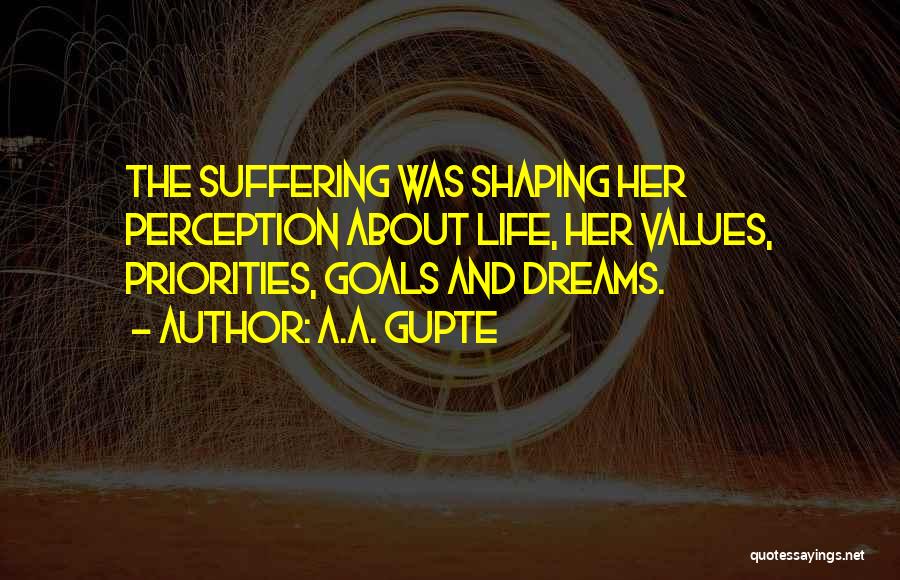 Perception And Love Quotes By A.A. Gupte