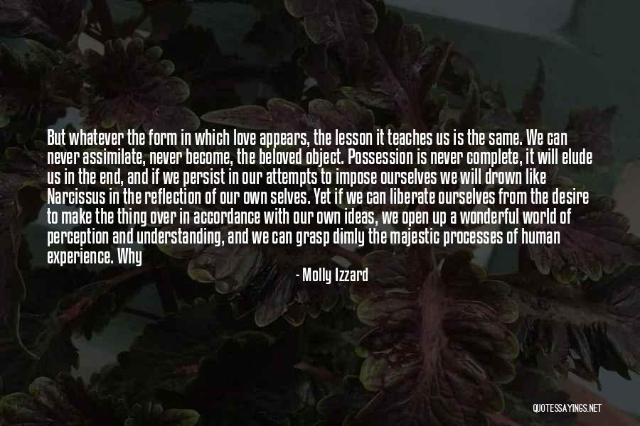 Perception And Love Quotes By Molly Izzard