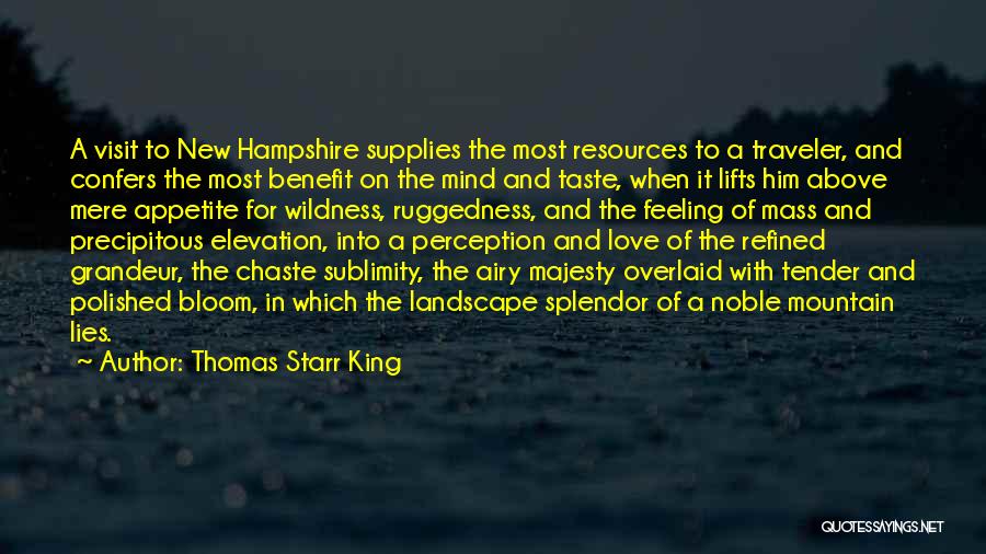 Perception And Love Quotes By Thomas Starr King