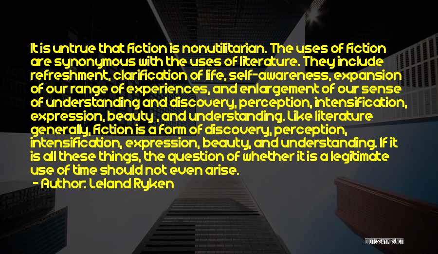 Perception And Quotes By Leland Ryken