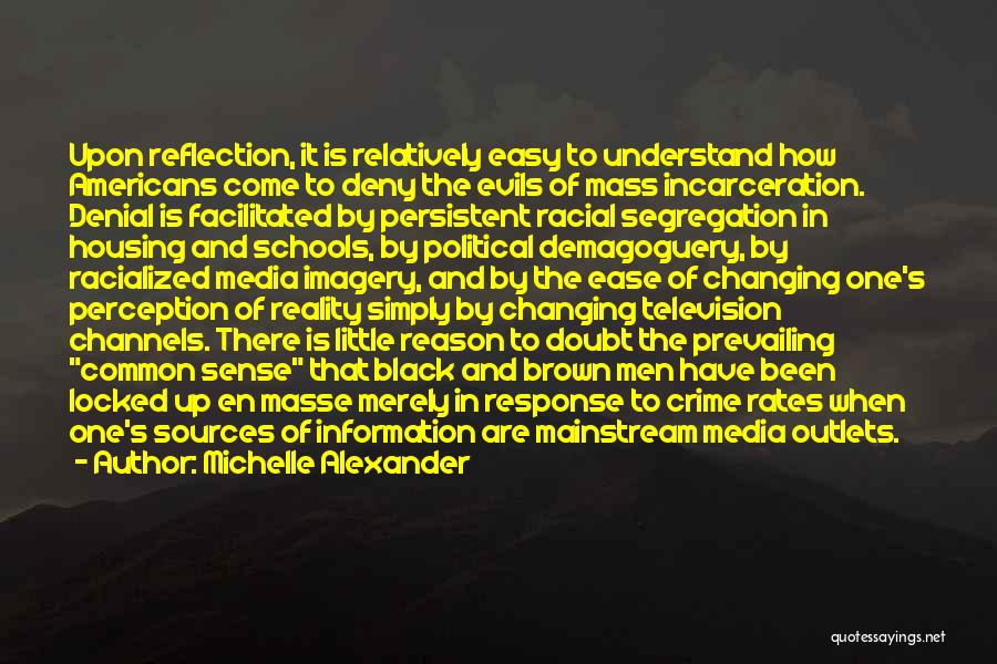 Perception And Reality Quotes By Michelle Alexander