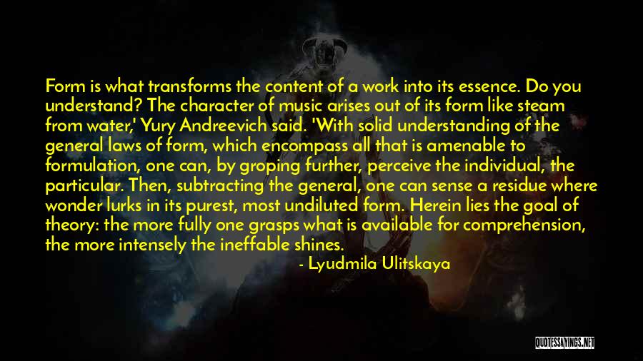 Perception At Work Quotes By Lyudmila Ulitskaya Perception At Work Quotes By Lyudmila Ulitskaya