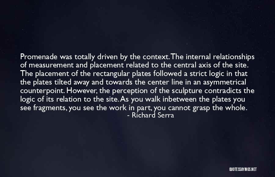 Perception At Work Quotes By Richard Serra Perception At Work Quotes By Richard Serra
