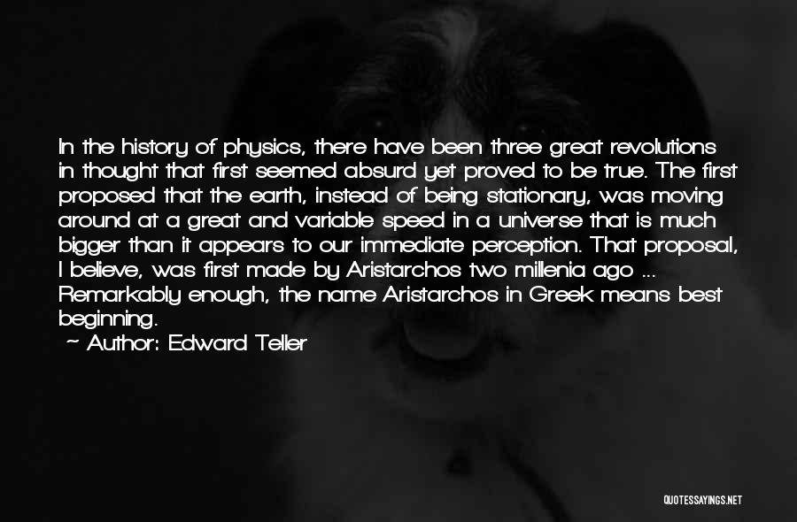 Perception Best Quotes By Edward Teller