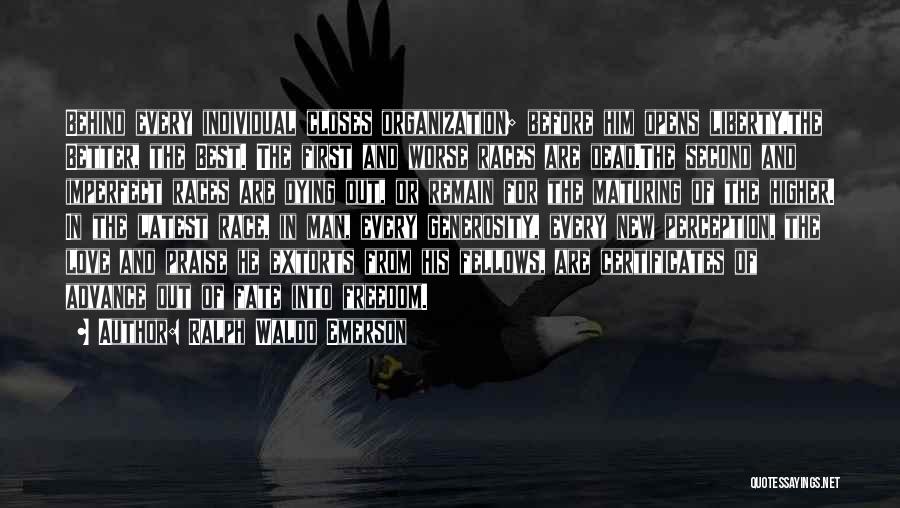 Perception Best Quotes By Ralph Waldo Emerson