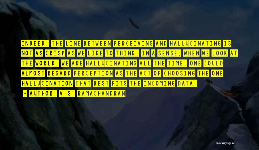 Perception Best Quotes By V.S. Ramachandran