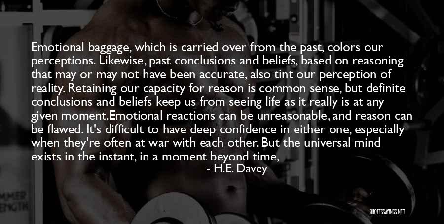 Perception Is Not Reality Quotes By H.E. Davey Perception Is Not Reality Quotes By H.E. Davey